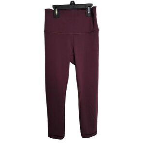 Lululemon Wunder Under Leggings Women's 4 Deep Purple High Rise Yoga